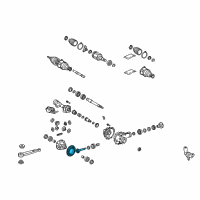 OEM Toyota 4Runner Pinion Assembly Diagram - 41201-80198