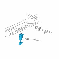 OEM GMC Sierra 1500 HD Spare Carrier Diagram - 15703311