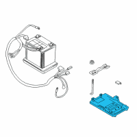 OEM 2001 Chevrolet Tracker Tray, Battery (On Esn) Diagram - 30025963