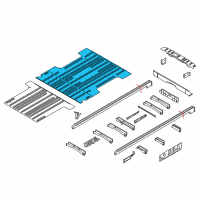 OEM 2021 Ford Transit-350 HD PAN ASY - FLOOR SIDE Diagram - NK4Z-61112A22-C