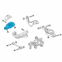 OEM Lexus ES250 Shock and Strut Mount Diagram - 4871747020