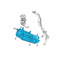 OEM Jeep Grand Cherokee Fuel Tank Diagram - 68033748AA