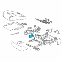 OEM Lexus RC300 Computer & Switch Assembly Diagram - 84070-24041