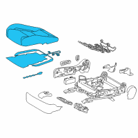 OEM 2019 Lexus RC300 Seat Sub-Assembly, FR RH Diagram - 71101-24060-C6