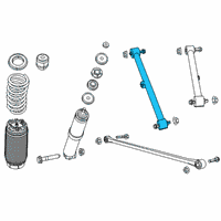 OEM 2021 Jeep Gladiator Suspension Control Arm Rear Diagram - 68264947AA