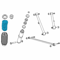 OEM 2019 Ram 1500 Rear Coil Spring Diagram - 68262686AB