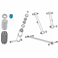 OEM 2022 Ram 1500 Bumper-Jounce Diagram - 68503339AA