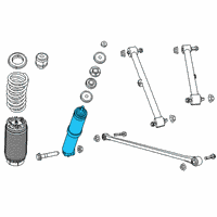 OEM 2022 Ram 1500 ABSORBER-Suspension Diagram - 68262591AC