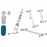 OEM 2019 Ram 1500 Air Suspension Spring Diagram - 68260938AA