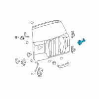 OEM 2006 Toyota RAV4 Door Check Diagram - 68650-0R010