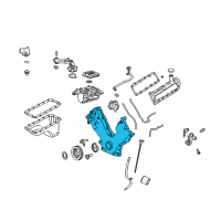 OEM 2002 Ford Expedition Timing Cover Diagram - 2L1Z-6019-AA