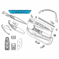 OEM 2021 BMW M550i xDrive Operating Unit Seat Functions Left Diagram - 61-31-6-826-746