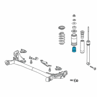 OEM 2016 Honda HR-V Damper MT Comp, RR Diagram - 52670-T7W-A01