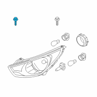 OEM Hyundai Screw Diagram - 25623-FD040