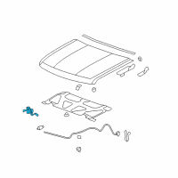 OEM 2010 Cadillac Escalade EXT Lock Assembly Diagram - 25816903