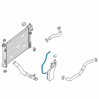 OEM 2017 Nissan Sentra Hose-Reservoir Tank Diagram - 21741-4FU0A