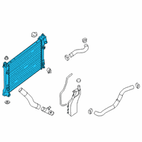 OEM Nissan Juke Radiator Assy Diagram - 21410-3YM0A