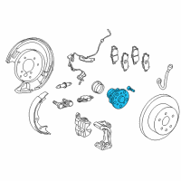 OEM Lexus IS300 Hub & Bearing Assy Diagram - 42410-53010