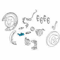 OEM 2018 Lexus IS350 Block Sub-Assembly, Park Diagram - 46505-30230