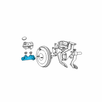 OEM 1997 Mercury Sable Master Cylinder Diagram - 3F1Z-2140-AA