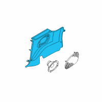 OEM 2002 Chrysler Sebring Panel-Quarter Trim Diagram - SP40WL5AD