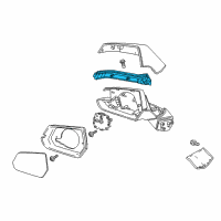 OEM 2015 Cadillac ELR Signal Lamp Diagram - 23240307