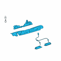 OEM Lexus Retainer Sub-Assy, Back Door Garnish Diagram - 76809-60021