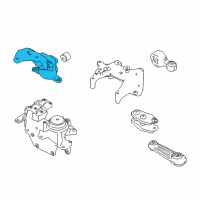 OEM 2019 Nissan Rogue Engine Mounting Insulator, Right Diagram - 11210-5HA0A