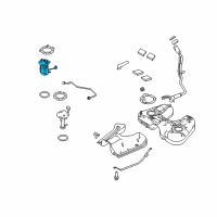 OEM 2011 Lincoln MKS Fuel Pump Diagram - AG1Z-9H307-A