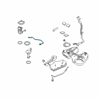 OEM 2010 Ford Taurus Connector Tube Diagram - AG1Z-9324-A