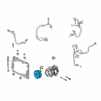 OEM 2017 Toyota Sequoia Clutch Diagram - 88410-0C120