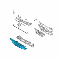 OEM 2015 Kia Sorento Panel Complete-Dash Diagram - 643001U500
