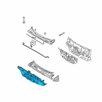 OEM Kia Sorento Panel Complete-Dash Diagram - 643001U050