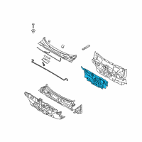 OEM 2014 Kia Sorento Insulator-Dash Panel Diagram - 841241U500