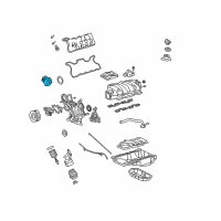 OEM Lexus LC500 Motor Assy, Cam Timing Control W/Edu, LH Diagram - 130A0-38020