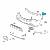 OEM 2012 Honda Pilot Sensor Assembly, Parking (White Orchid Pearl) Diagram - 39680-TK8-A01YA