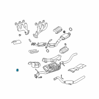 OEM 2002 Ford Explorer Exhaust Pipe Insulator Diagram - 1L2Z-5A262-DA