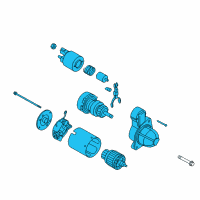 OEM 2014 Kia Sorento Starter Assembly Diagram - 361002G400