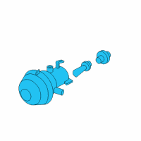 OEM Kia Optima Front Fog Lamp Assembly, Left Diagram - 922012G000
