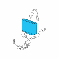 OEM 1999 GMC C3500 Cooler, Engine Oil Diagram - 15158525