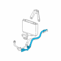 OEM 1996 GMC C2500 Outlet Hose Diagram - 12472314