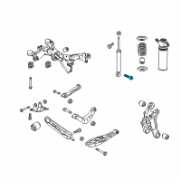 OEM Buick Envision Radius Rod Bolt Diagram - 11610890