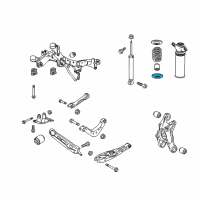 OEM 2019 GMC Terrain Lower Insulator Diagram - 23476272