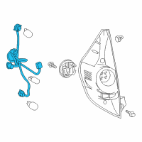 OEM 2014 Toyota Prius C Socket & Wire Diagram - 81555-52A81