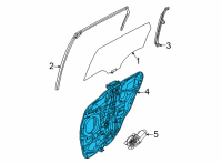 OEM 2021 Kia Seltos Panel Assembly-Rear Door Diagram - 83471Q5000