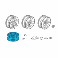 OEM Honda Odyssey W-WHEEL (19X7) (1/2J) Diagram - 42700-THR-A41