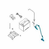 OEM 2011 Nissan Altima Cable Assy-Battery Earth Diagram - 24080-JA70A