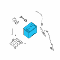 OEM Nissan Battery Diagram - 24410-JA80A