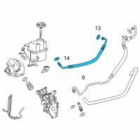 OEM 2018 Chevrolet Silverado 3500 HD Pressure Line Diagram - 84073999