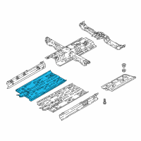 OEM 2019 Kia Rio Panel Assembly-Center Floor Diagram - 65120H9000